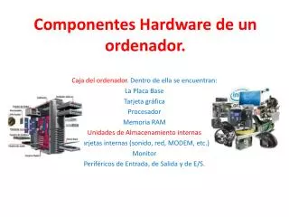 componentes hardware de un ordenador