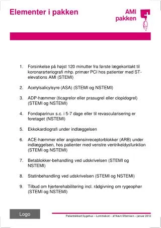 elementer i pakken