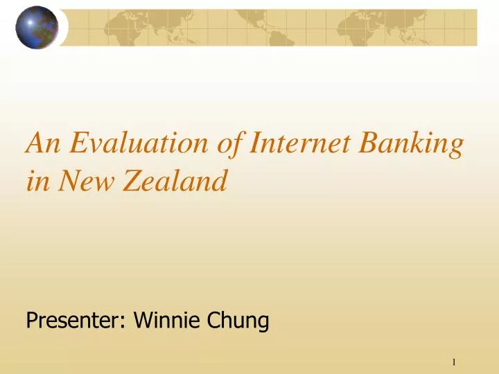 an evaluation of internet banking in new zealand