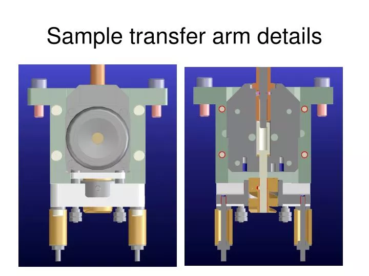 sample transfer arm details