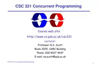 CSC 321 Concurrent Programming