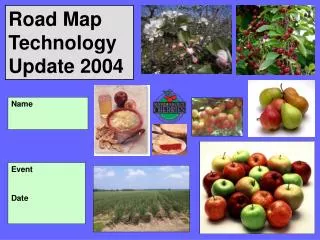 Road Map Technology Update 2004