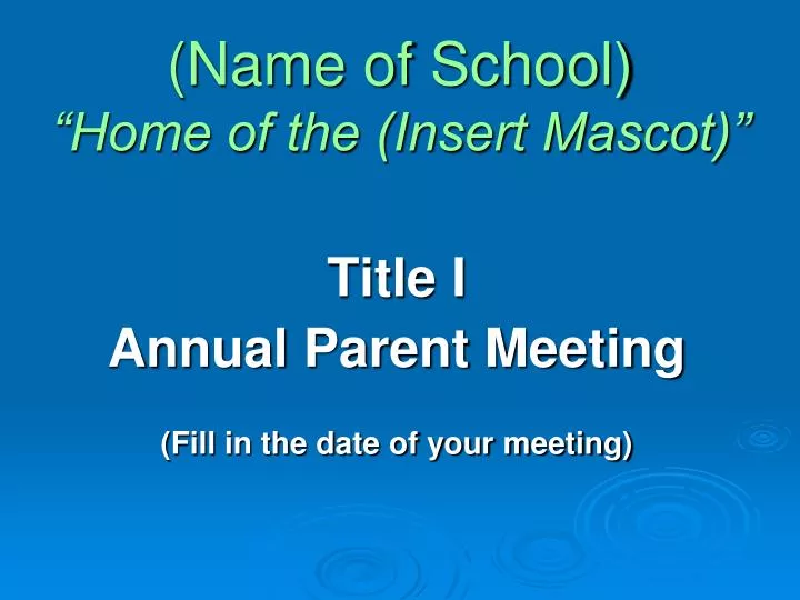 name of school home of the insert mascot