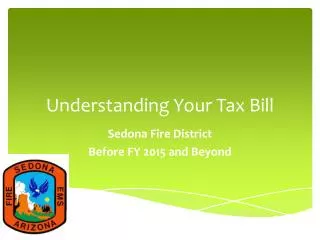 Understanding Your Tax Bill