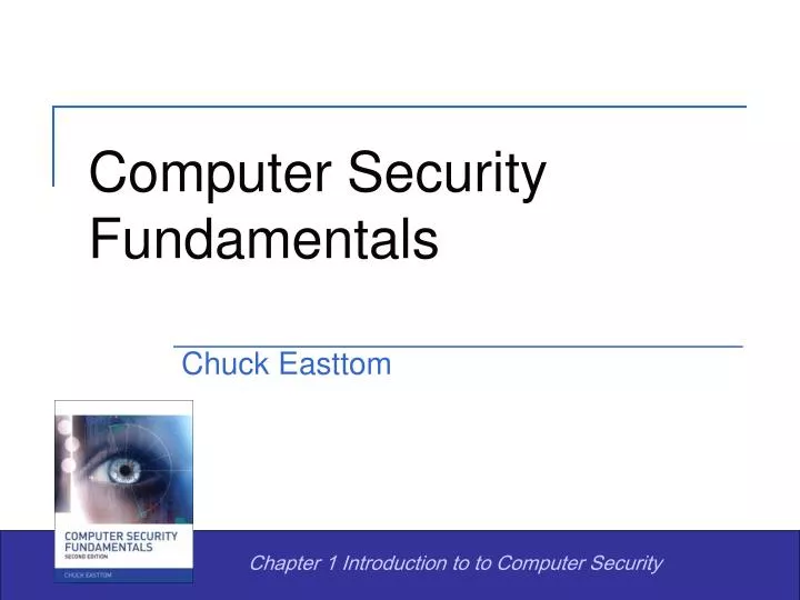 computer security fundamentals