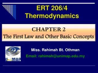 CHAPTER 2 The First Law and Other Basic Concepts