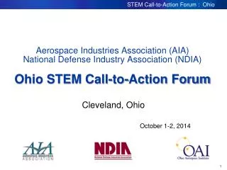 Cleveland, Ohio October 1-2, 2014