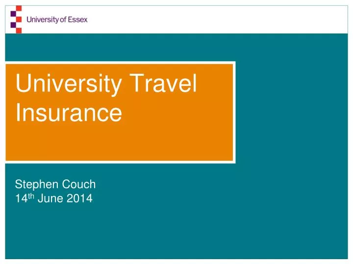 university travel insurance