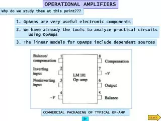 OPERATIONAL AMPLIFIERS