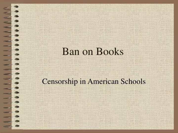 ban on books