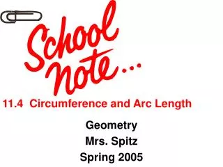 11 4 circumference and arc length