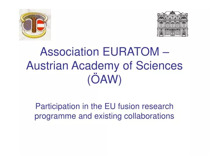 association euratom austrian academy of sciences aw