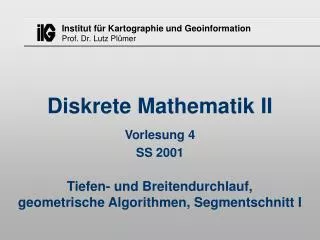 diskrete mathematik ii