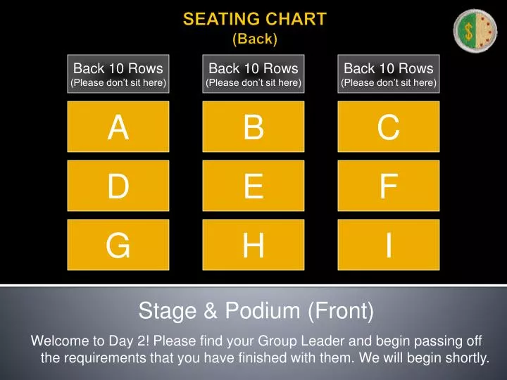 seating chart back