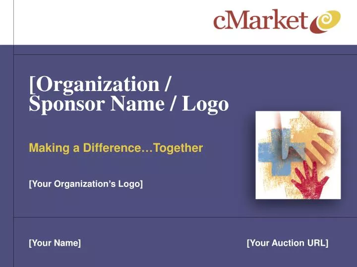 organization sponsor name logo