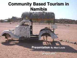 Community Based Tourism in Namibia