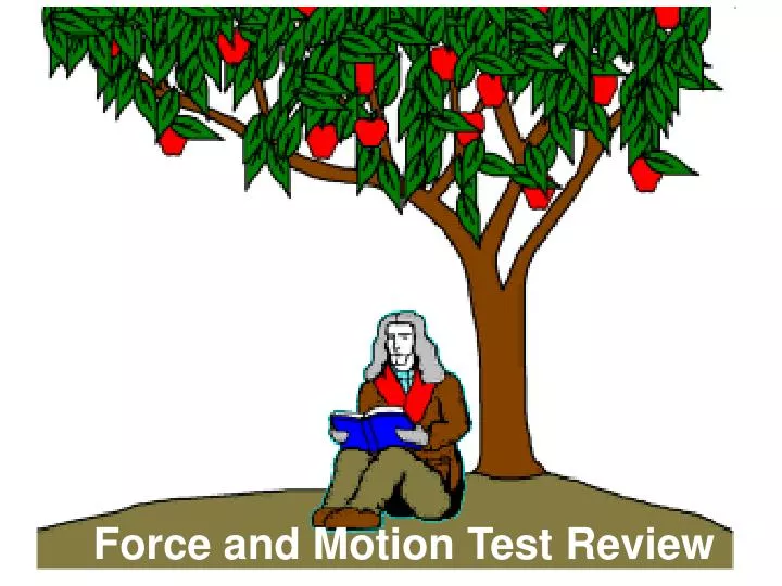 force and motion test review
