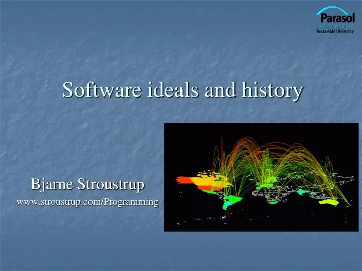 software ideals and history