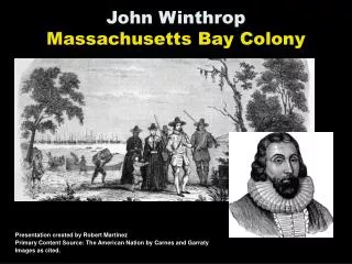 John Winthrop Massachusetts Bay Colony
