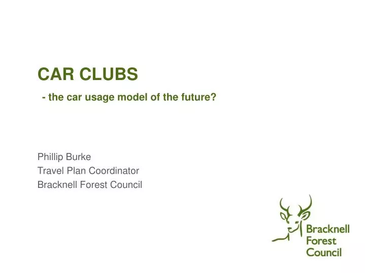 car clubs the car usage model of the future
