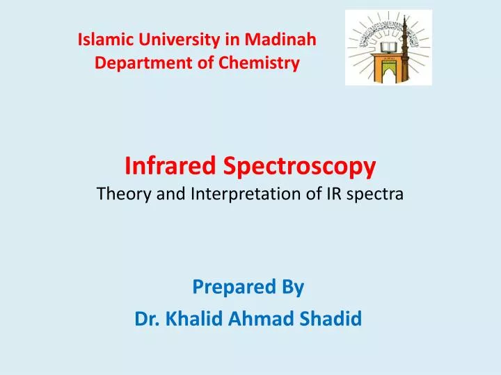 infrared spectroscopy theory and interpretation of ir spectra