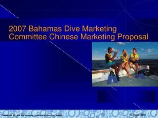 2007 Bahamas Dive Marketing Committee Chinese Marketing Proposal