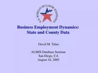 Business Employment Dynamics: State and County Data
