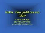 Guidelines for Detector Design within the Mokka Framework: Linear Collider Workshop 2004 - slide 1