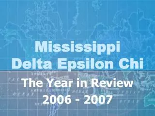 Mississippi Delta Epsilon Chi