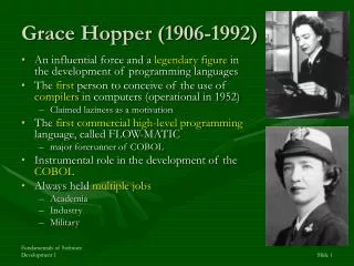 Grace Hopper (1906-1992)
