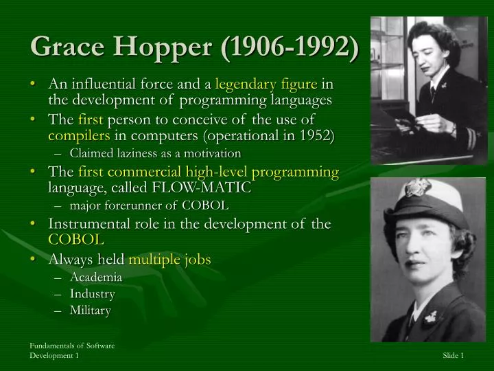 grace hopper 1906 1992