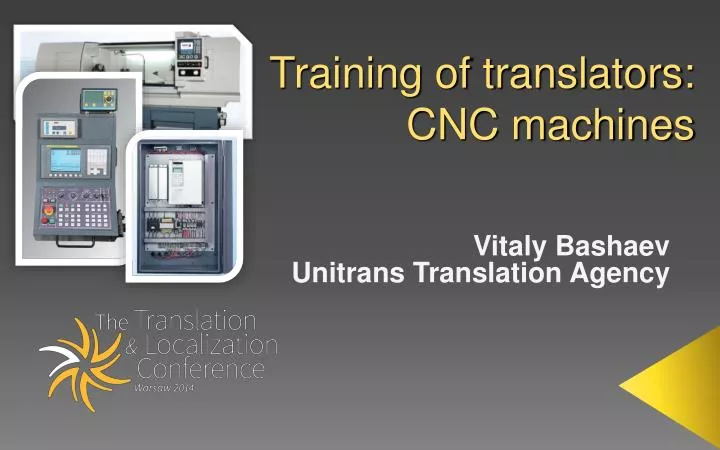 training of translators cnc machines