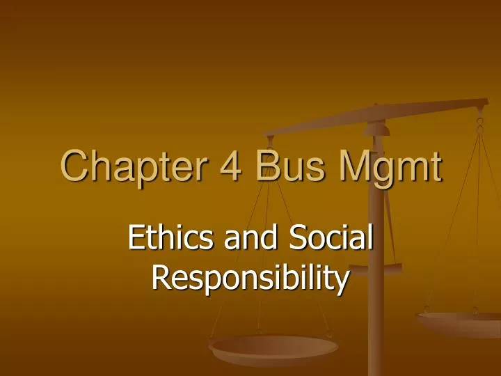 chapter 4 bus mgmt