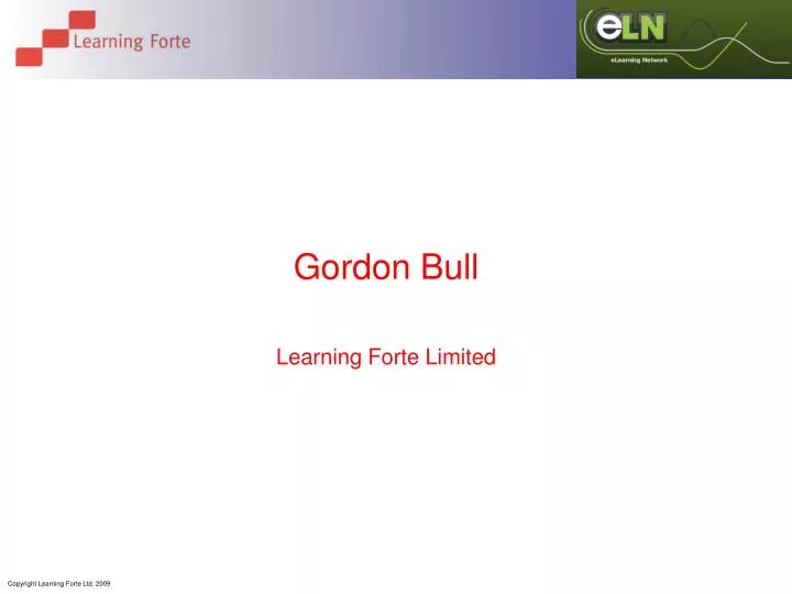 gordon bull learning forte limited