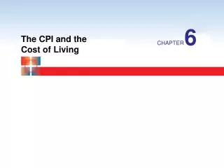 The CPI and the Cost of Living