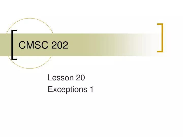 cmsc 202