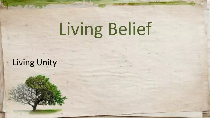 living belief