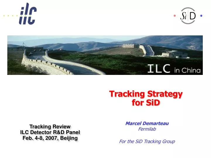 tracking strategy for sid