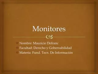 monitores