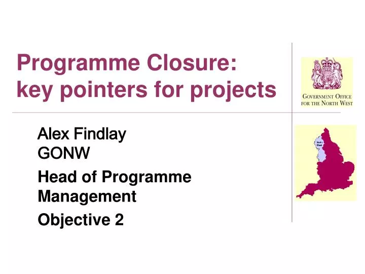 programme closure key pointers for projects