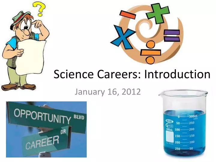 science careers introduction