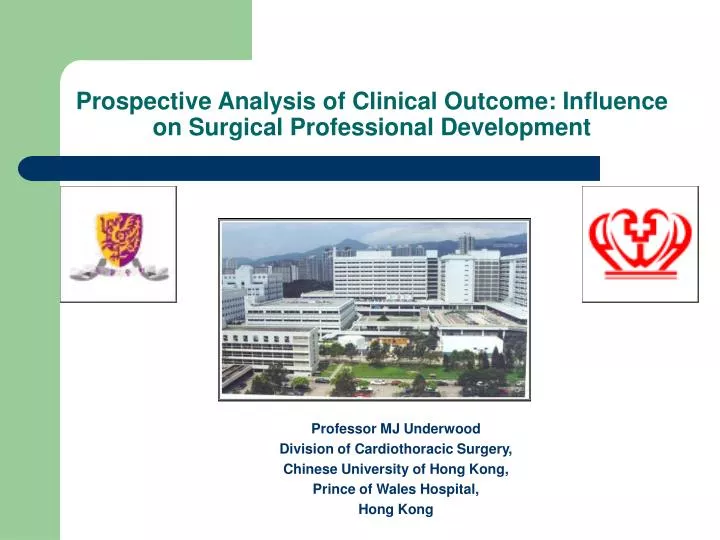 prospective analysis of clinical outcome influence on surgical professional development
