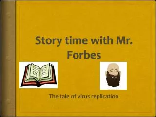 Story time with Mr. Forbes