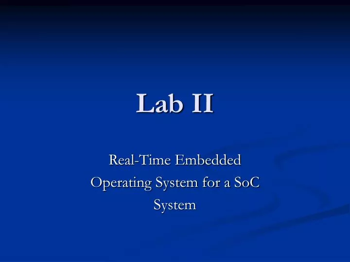 lab ii