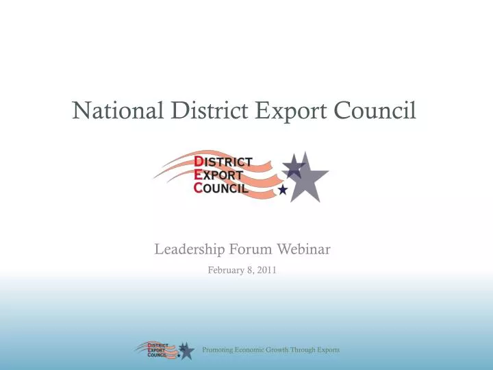 national district export council