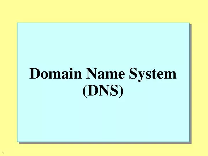 domain name system dns