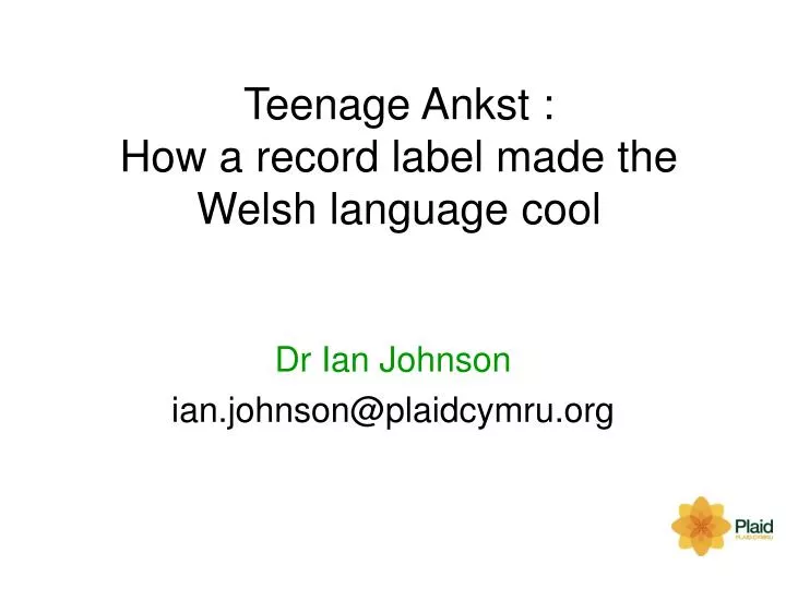 teenage ankst how a record label made the welsh language cool
