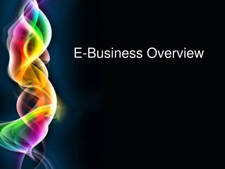 e business overview