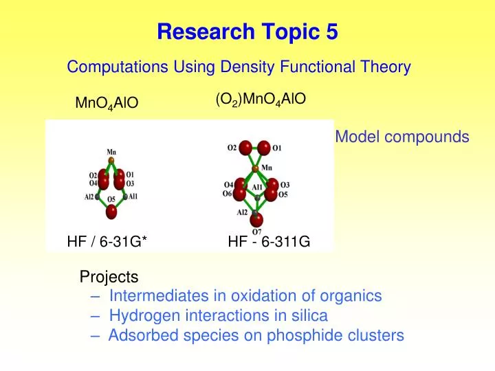 research topic 5