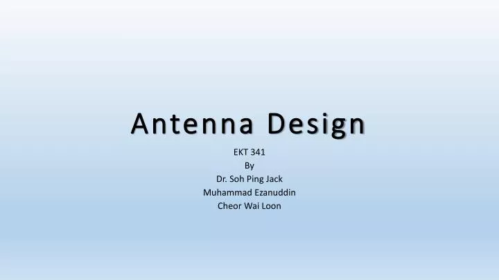 antenna design